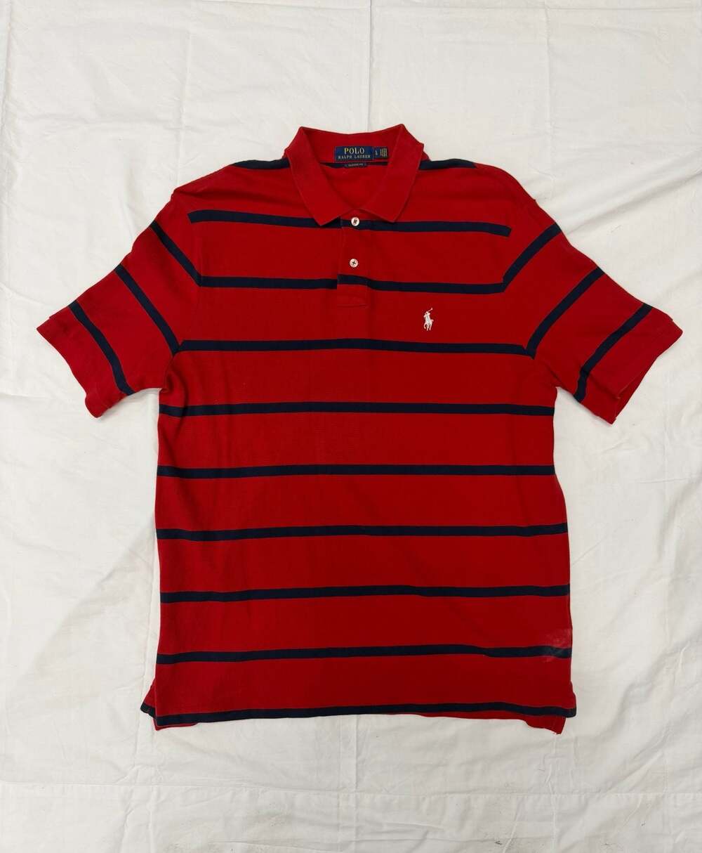 Polo Ralph Lauren Classic Fit Striped Polo Shirt Size Large